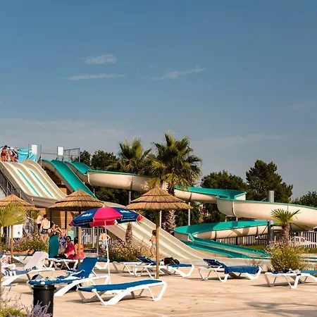 캠프장 Mobilhome Mag Ced Les Dunes De Contis Piscines Et 생-줄리앙-앙-보른